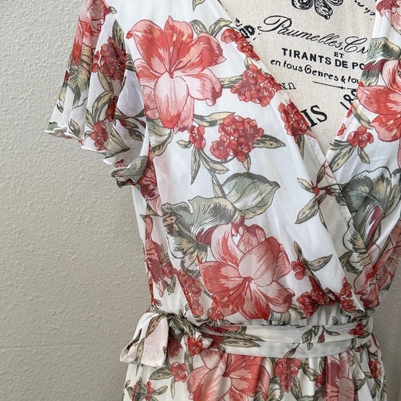 Kate and Lily Floral Print Midi Dress - Picture 3 of 7